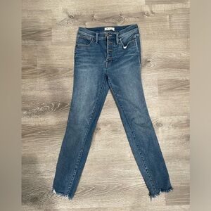 Madewell high rise skinny jeans